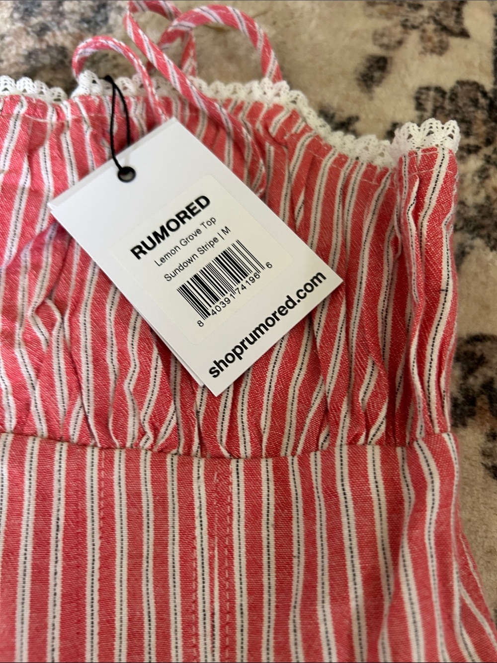 NWT! Rumored Lemon Grove top - Picture 2 of 10
